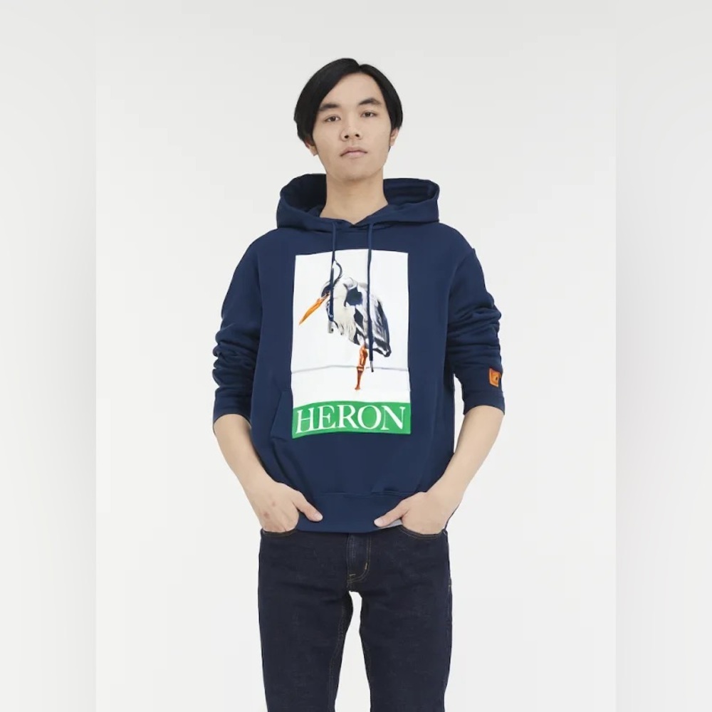 Heron Blue Hoodie